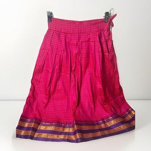 Festival Skirt Women’s Pink Iridescent Fairy Mermaid Y2K sz 4  26”.   k